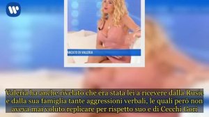 Valeria Marini furiosa replica a Rita Rusic a Domenica Live