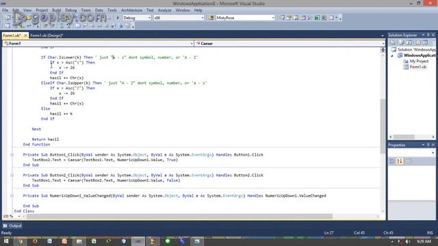 Tutorial Caesar Krypto In Visual Studio 2010 (Source Code) смотреть онлайн