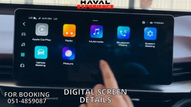 Interior features of HAVAL H6 HEV