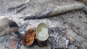 Лесной суп в Армейском котелке. Река Кубань 7.10.24