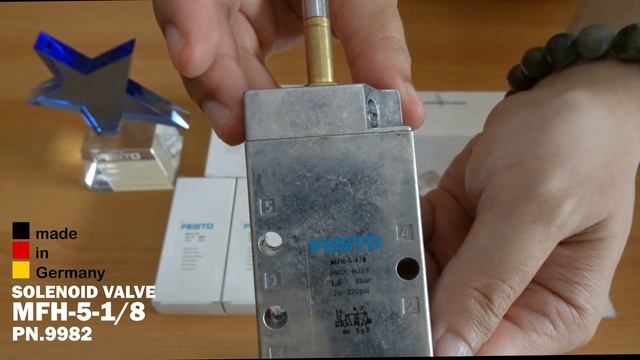 FESTO SOLENOID VALVE MFH-5-1/8 PN.9982 смотреть онлайн