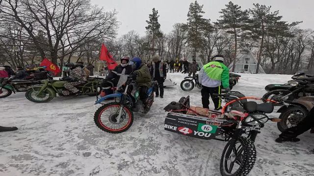 Альфа с двумя моторами и коляской  Участие в гонке Snow Dogs 2025