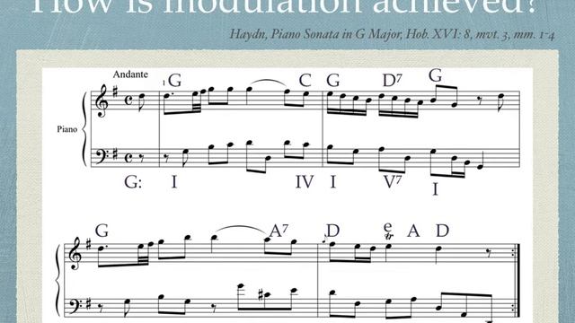 Common-chord Modulation смотреть онлайн