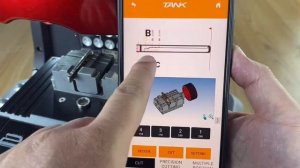 HU162T  by 2M2 TANK key cutting machine( automatically calculate B and C)