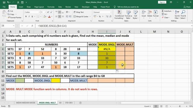 133 - #Mean, #Median, #Mode & #MULTIPLE MODE