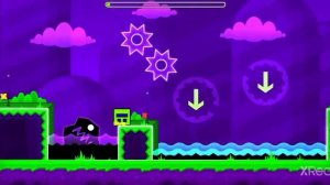 Ребят я покажу как я играю в геометри дэш извините у меня телефон лагает