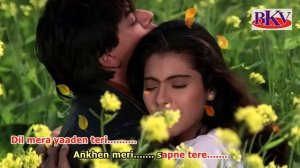 Tujhe Dekha To - KARAOKE - Dilwale Dulhania Le Jayenge 1995 - Shah Rukh Khan & Kajol