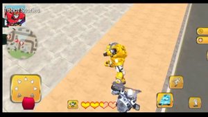 Robot tobot transformer Tank. Grand Army Robot tank transform 3D