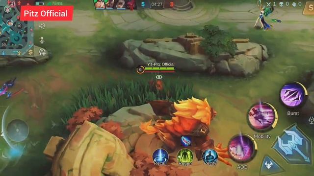 WHEN I DESTROY THE TURRETS 🤣🤣 DYRROTH BEST TANK BUILD#YT-PITZ#mobilelegends