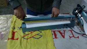 Работа с запайщиком пакетов