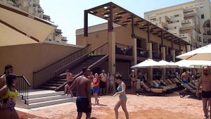 Rixos Bab Al Bahr,Ras Al Khaimah,UAE - soutěžní program u bazénu