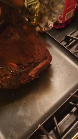 smoked venison and pork loin rib roast! check out the full video!   #venison #deermeat