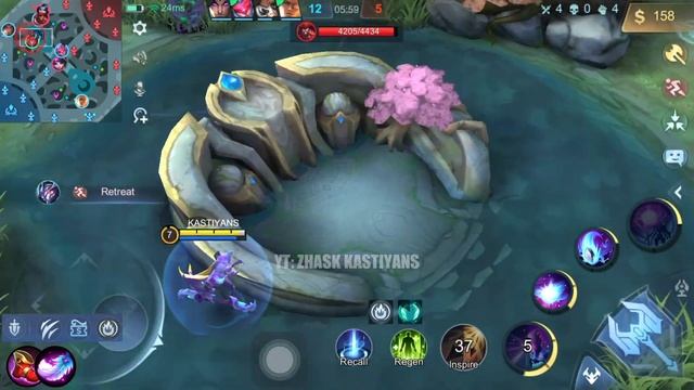 SAATNYA MEMBATAI HERO META MYTHIC GLORY!! TOP GLOBAL ZHASK 2024 BEST BUILD TERSAKIT EMBLEM TUTORIAL