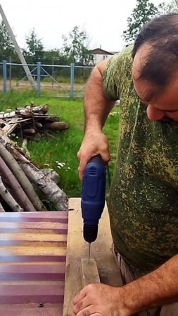 Гвоздь вместо сверла/a nail instead of a drill #гвоздь #сверло #сверлим #чемсверлить #чемможно