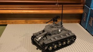 Brickmania M24 chaffee tank review