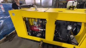 Дизельный компрессор КВ-10/10С ЧКЗ на буровую. Обзор и демонстрация работы