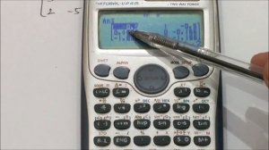 How to Find the Inverse and Adjoint of a Matrix | Casio fx-991ES PLUS