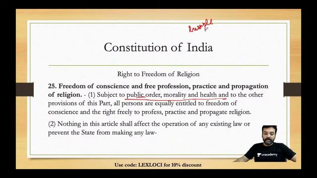 Article 25 | Constitution of India | Crack Judiciary Exam | PCS(J) |Siddharth Dubey | Judiciary