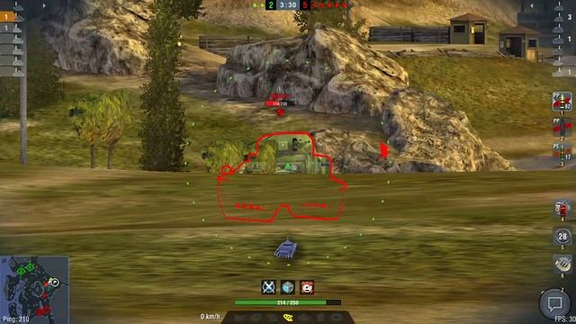World of Tanks Blitz R Otsu Gameplay смотреть онлайн
