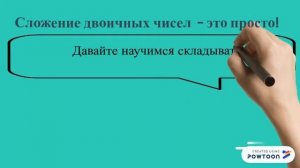 сложение двоичных чисел