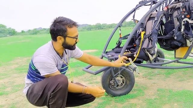 Flying My new Flying machine Paramotor trike | polini Thor 250 | Parajet falco | Pilot Kuldeep Taak смотреть онлайн