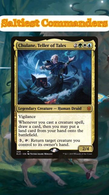 Saltiest Commanders: Chulane, Teller of Tales | Magic: the Gathering #Shorts смотреть онлайн