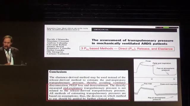 Nuances of estimating transpulmonary pressure John J Marini 2018