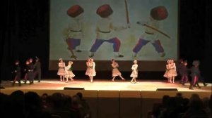 Dance of the little Cossacks "COSSACKS"  Русский танец "КАЗАЧАТА"