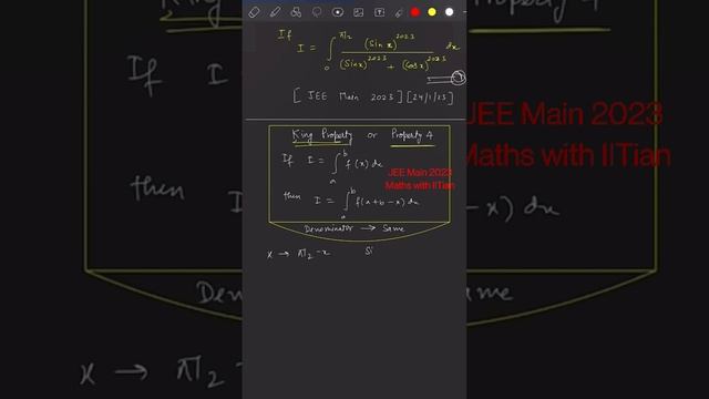 Kings Rule 🔥 of Integration (check pinned comment) #maths #jee #jeemain2023 #integration смотреть онлайн