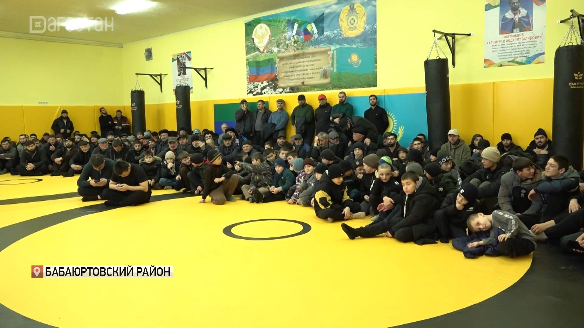В Бабаюртовском районе открыли новый спортзал