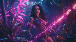 Jungle Queens Primal Beauty Meets Advanced Technology   Sci-Fi AI Cinematic in 4K