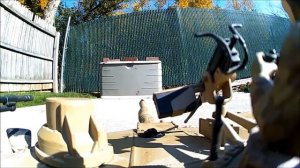 VS marui Abrams battle tank shoots paintballs FPV