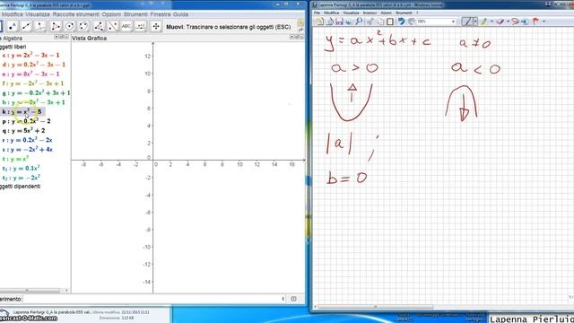 Lapenna Pierluigi G A la parabola 055 valori di a b c смотреть онлайн