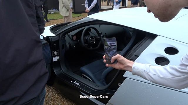 $9Million BUGATTI CENTODIECI Arrives in style at Concours Of Elegance London! смотреть онлайн