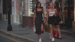 4k. Hot moscow life beautiful girls and young people. Luxury cars.