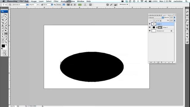 Photoshop Text & Shapes Tool