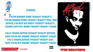 Playboi Carti - Stop Breathing (Lyrics Video)