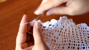 Круглая Филейная салфетка крючком (16 часть)