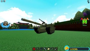 T-72 Tank in Build a Boat for Treasure