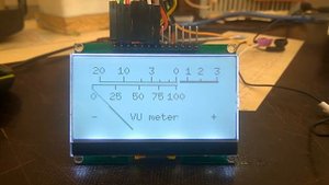 VU meter + GMG12864-06D