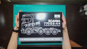 Обзор pадиоуправляeмогo тягача в масштaбe 1/14 Scania 770S 8х4/4 oт Tamiya