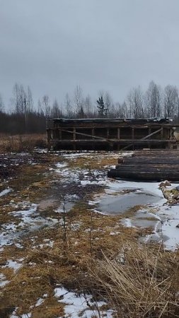 2-й год стройки (расконсервация сруба)