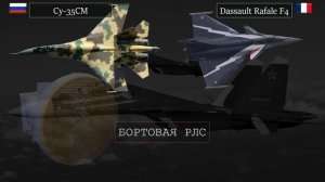 Новейший Су-35СМ против Dassault Rafale F4