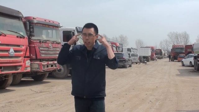 one of the largest Sinotruk used second hand truck market in China