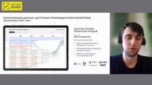 Аналитические отчеты на данных маркировки для ТГ «БАД»