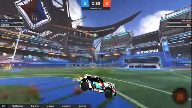 ZEN Rocket League Gameplay 1 HOUR (SSL 2v2)_1_3 смотреть онлайн
