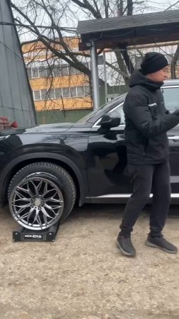 Hyundai Palisade на примерке дисков в 20-ом диаметре #примеркадисков #hyundai