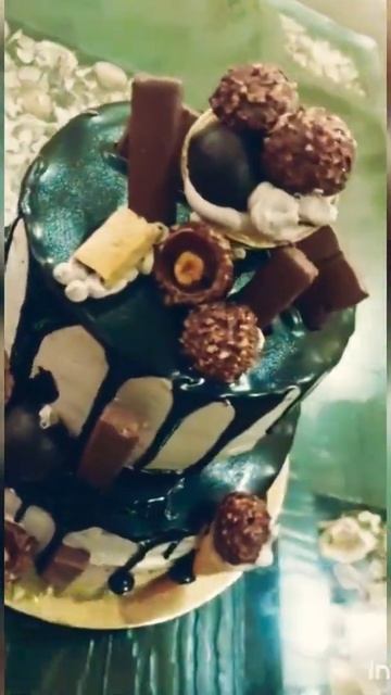 Ferrero rocher Nutella cake with loads of chocolate #trending #subscribe #youtubeshorts #shorts