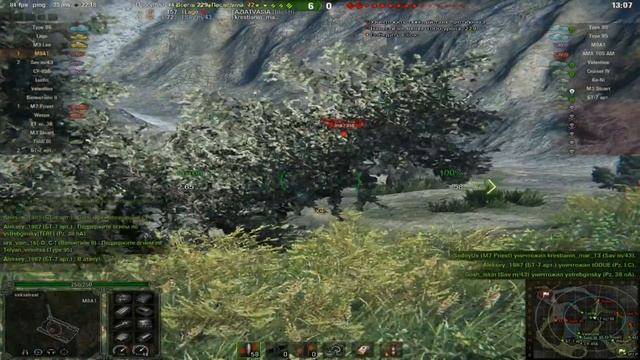 4 лвл пт 2 фрага 1 место по урону Worlds of Tanks смотреть онлайн