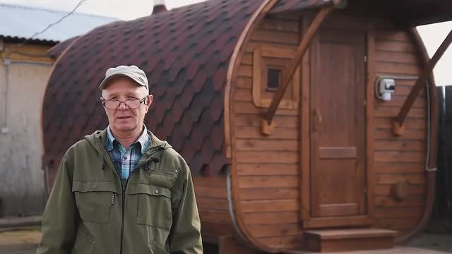 Квадро баня 4 м. х 2.7 м. увеличенных размеров под ключ! Из сибирской лиственницы. Утепленная. смотреть онлайн